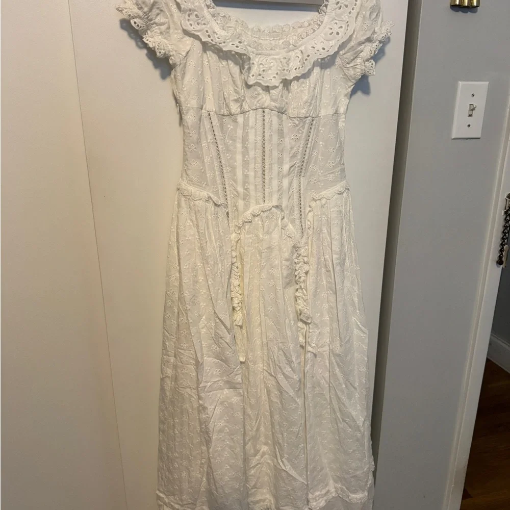 Lacemade Little Jasmine Cotton Corset Dress - Picture 3 of 10